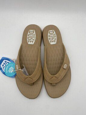 HEY DUDE CHRISTI FLIP CLASSIC #40771-265 US WOMEN'S SIZE 9